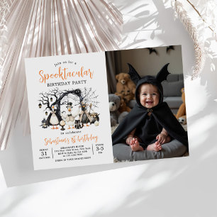 Invitation Halloween Silly Goose 1er Anniversaire Photo
