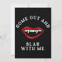 Halloween Slay avec moi Vampire Fangs Éffrayant