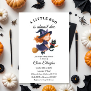 Invitation Halloween Sloth Premier Baby shower Halloween