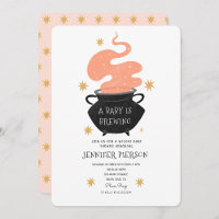 Halloween sorcière Un bébé brasse du Baby shower