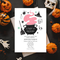 Halloween sorcière Un bébé brasse du Baby shower