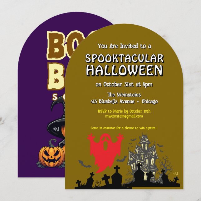 Invitation : HALLOWEEN Spooktacular #3 Einladung (Vorne/Hinten)