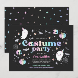 Invitation Halloween Spooktacular Costume Party mignon fantôm