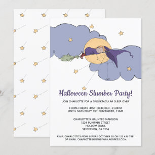 Invitation Halloween Spooktacular Parti de bois d'oeuvre