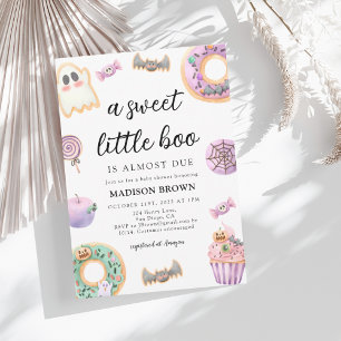 Invitation Halloween Sweet Little Boo Baby shower
