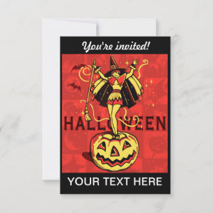 Invitation Halloween (vintage)