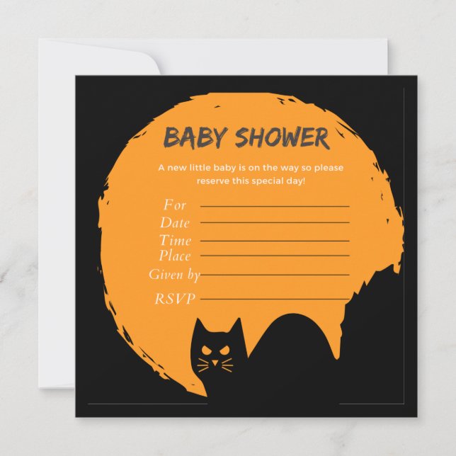 Invitation Halloween vintage (Devant)