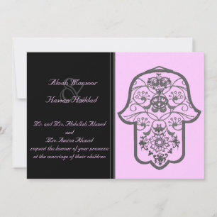 Invitation Hamsa Floral (Original) (Mariage)