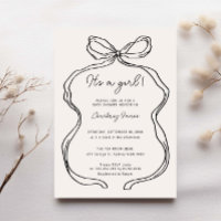Hand Drawn Whimsical c'est un baby shower fille