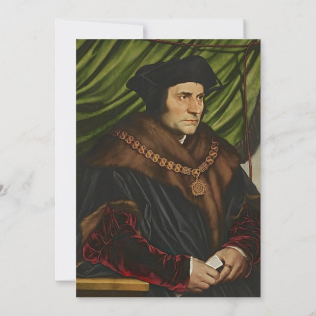 Invitation Hans Holbein le jeune - Portrait de Sir Thomas  (Devant)
