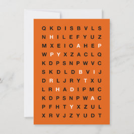 Invitation Happy Birthday Printable Card – Minimal Design