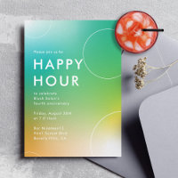 Happy Hour Gradient Moderne (Vert)