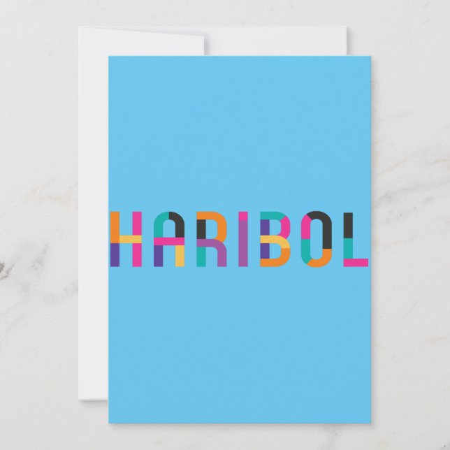 Invitation  Haribol Nitai Gaur            (Devant)