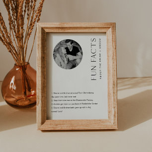 Invitation HARLOW Fun Facts About the Bride and Groom Card