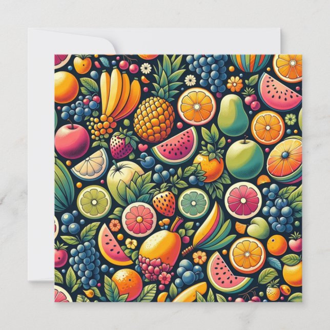 Invitation Harmonie fruitée : Symphonie de la générosité de l (Devant)