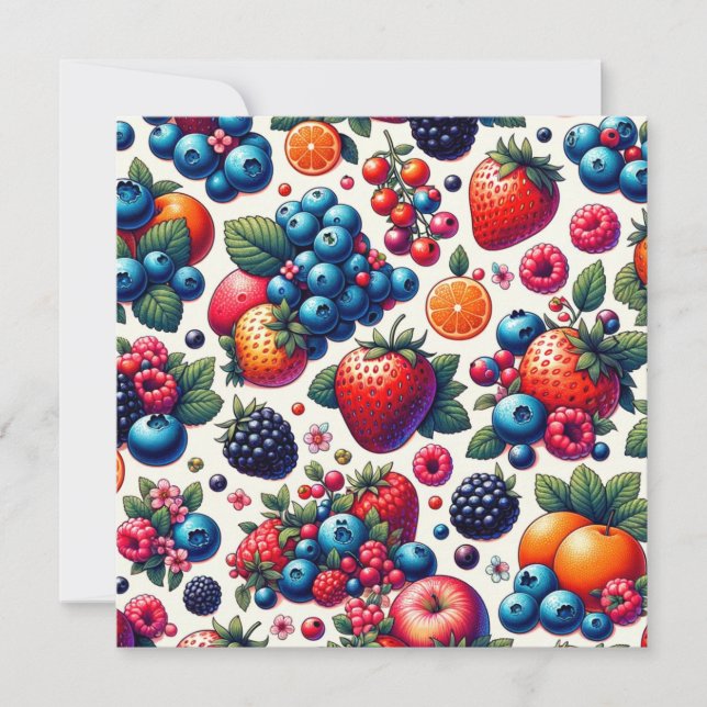 Invitation Harmonie fruitée : Symphonie de la générosité de l (Devant)