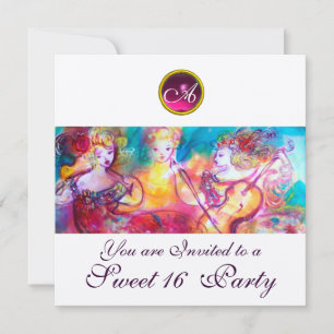 Invitation HARMONIE TRIO PRINTEMPS CONCERT, Sweet 16 Annivers
