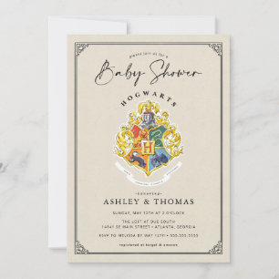 Invitation Harry Potter   Baby shower Cimier de Poudlard Invi