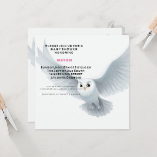 Invitation Harry Potter | Baby shower de la Chouette blanche