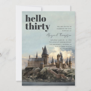 Invitation Harry Potter   Château de Poudlard 30e anniversair