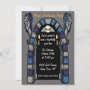 Invitation Haunted Castle Party