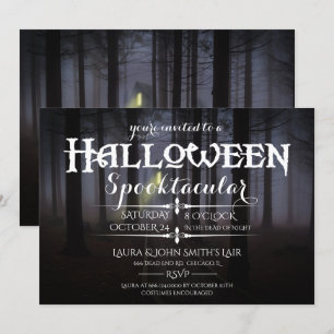 Invitation Haunted House Halloween Party