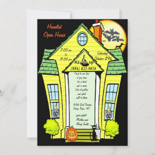 Invitation Haunted House Party