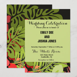 Invitation Hawaii Aloha Flower Art Print