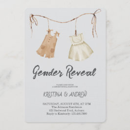 Invitation He or She Gender Reveal Party