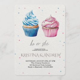 Invitation He or She Gender Reveal Party