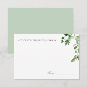 Invitation Hedera   Ivy Feuille Sage Mariage Conseils ou rece