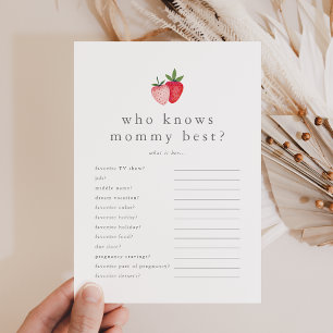 Invitation HEIDI fraise ce qui est dans votre sac à main cart