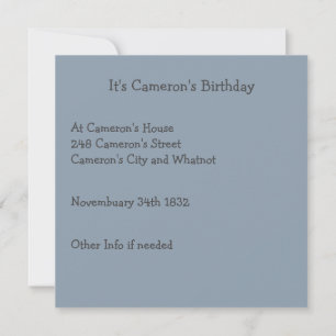 Invitation Henri Rousseau Tiger & Bull Party Items Collection