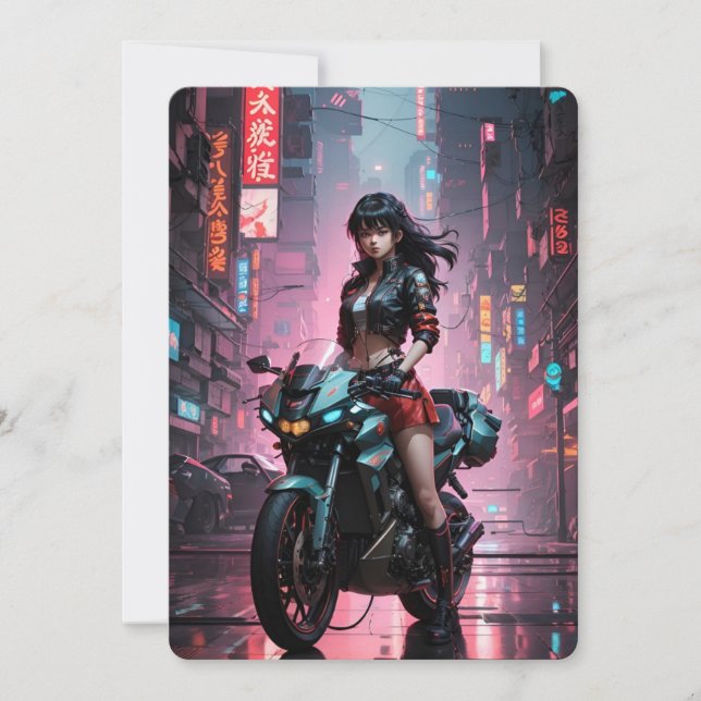 Invitation hentai équitation kawasaki motocycle (Devant)