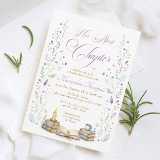 Invitation Her Next Chapter Bridal Shower