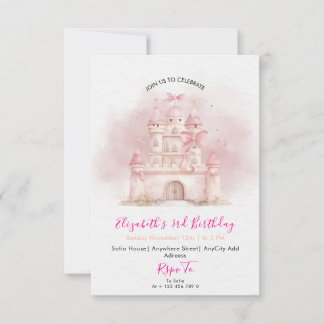 Invitation Her Royal Highness Princess Birthday Party Invite