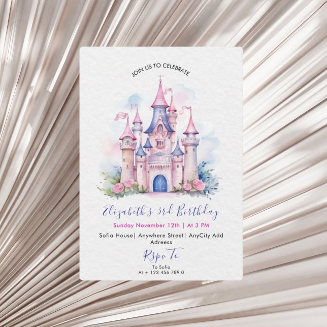 Invitation Her Royal Highness Princess Birthday Party Invite (Créateur téléchargé)