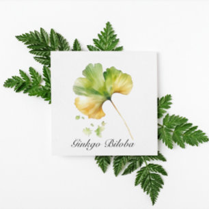 Invitation Herbal Life : Ginkgo Biloba feuille personnalisabl