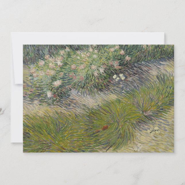 Invitation Herbes et papillons par Vincent van Gogh (Devant)