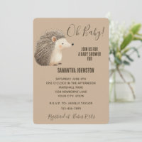 Hérisson Brown à la crème mignonne