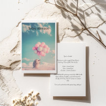 Hérisson mignon avec ballons d'anniversaire, perso