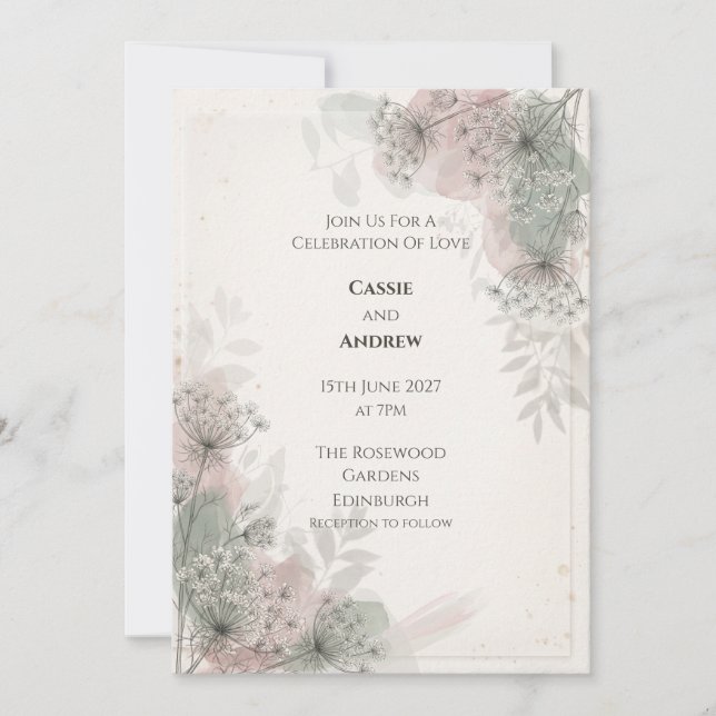 Invitation Heritage Meadow Ammi (Devant)