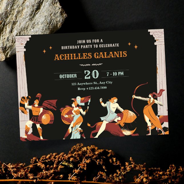 Invitation Héros mythologiques (Créateur téléchargé)