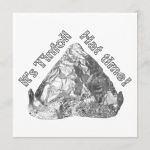 Invitation Heure Casquette de Tinfoil