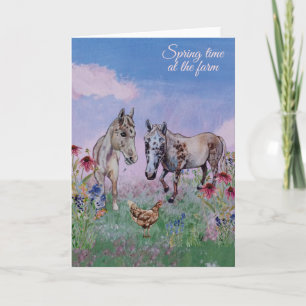 Invitation Heure du printemps à la ferme numéro quatre