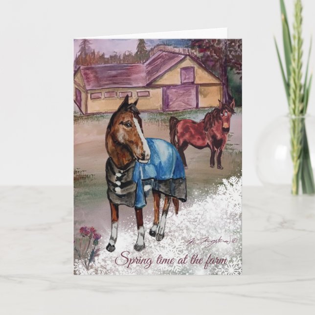 Invitation heure du printemps à la ferme six (Devant)