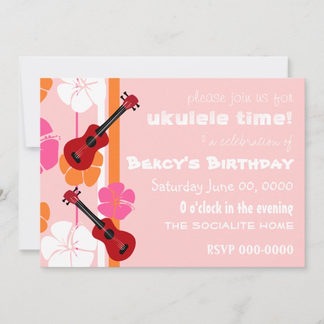 Invitation Heure Ukulele ! (Devant)
