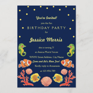 Invitation heureuse de partie d'anniversaire de
