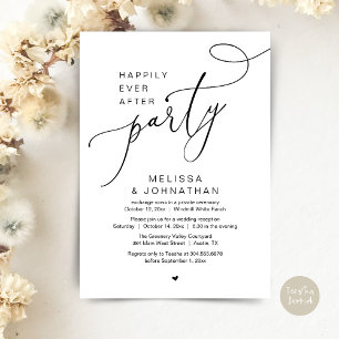 Invitation Heureusement Jamais Après La Fête Réception De Mar
