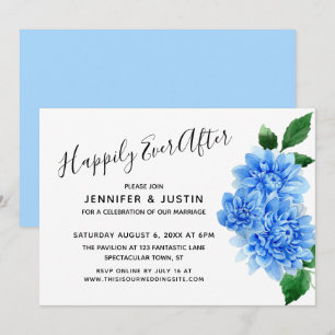 Invitation Heureusement Jamais Après La Réception Dahlias Pei